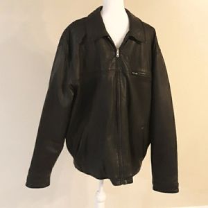 Men's Leather Coach Jacket